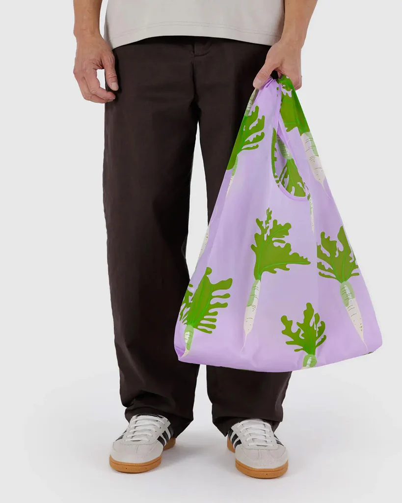 Baggu Reusable Bag - Daikon Pink - Image 3
