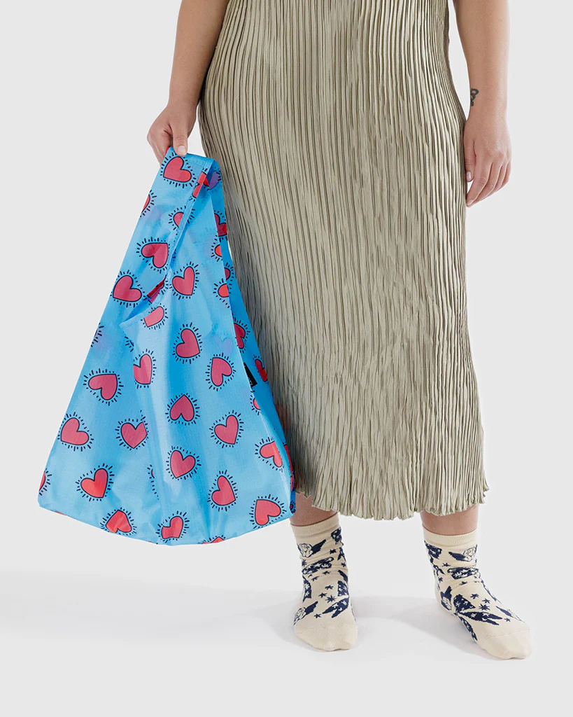 Baggu Reusable Bag - Keith Haring Hearts - Image 3
