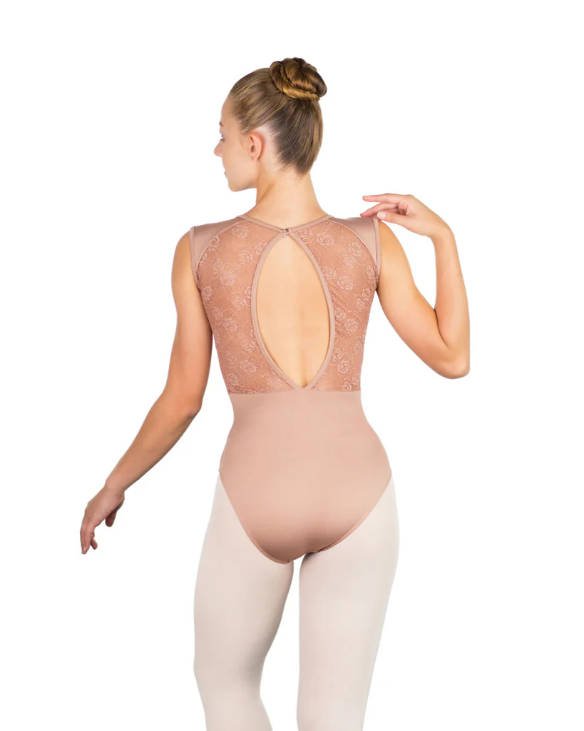Ballet Rosa Rita Lace Panel Open Back Sleeveless Leotard - Womens - Image 4