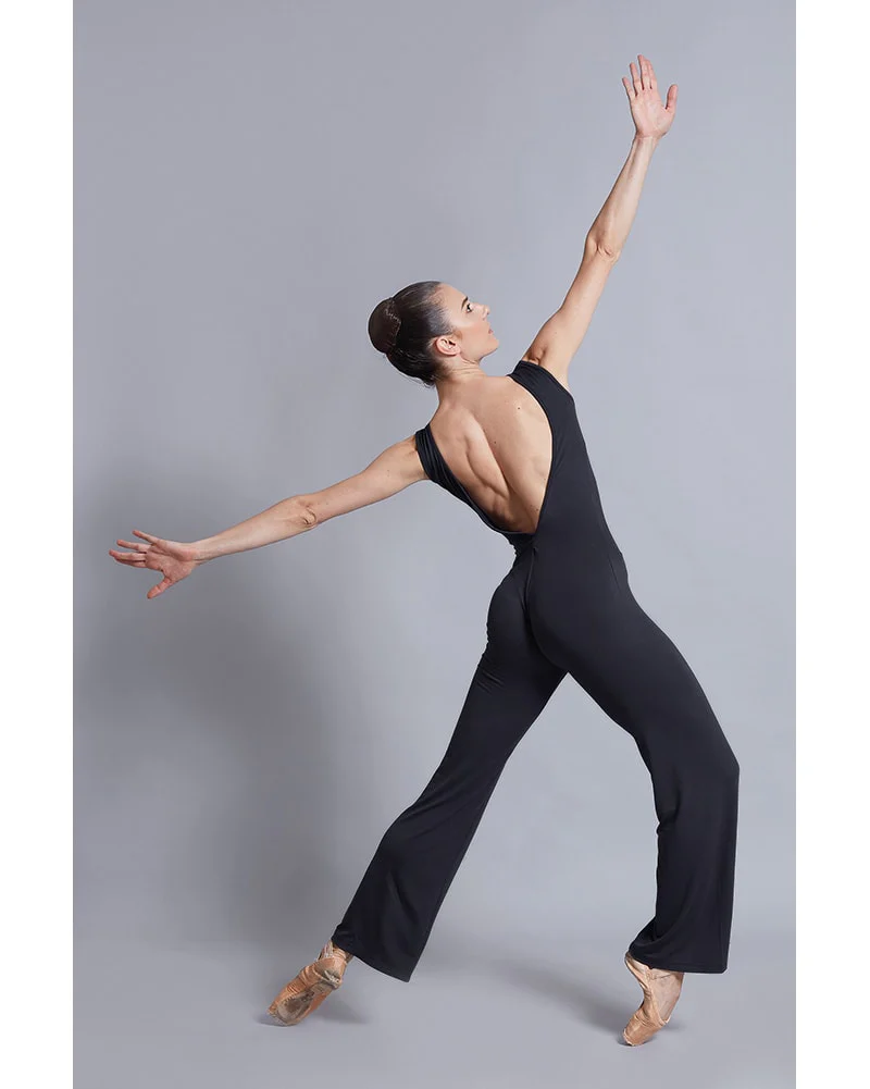Ballet Rosa Yume Boat Neck Bamboo Knit Tank Unitard - Womens - Image 4