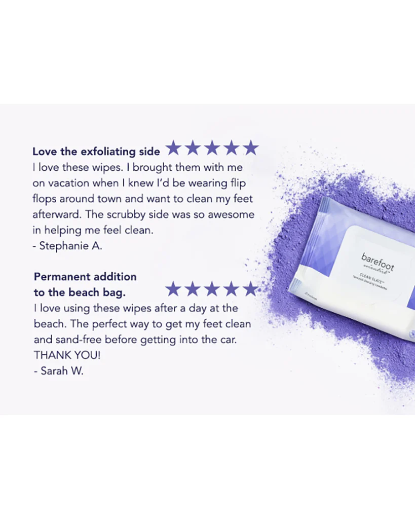 Barefoot Scientist Clean State Textured Foot Cleansing Towelettes - Image 9