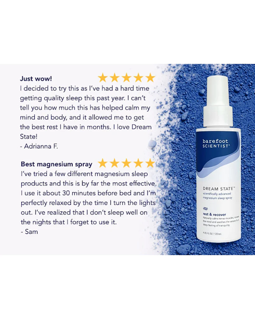 Barefoot Scientist Dream State Magnesium Sleep Spray - Image 6