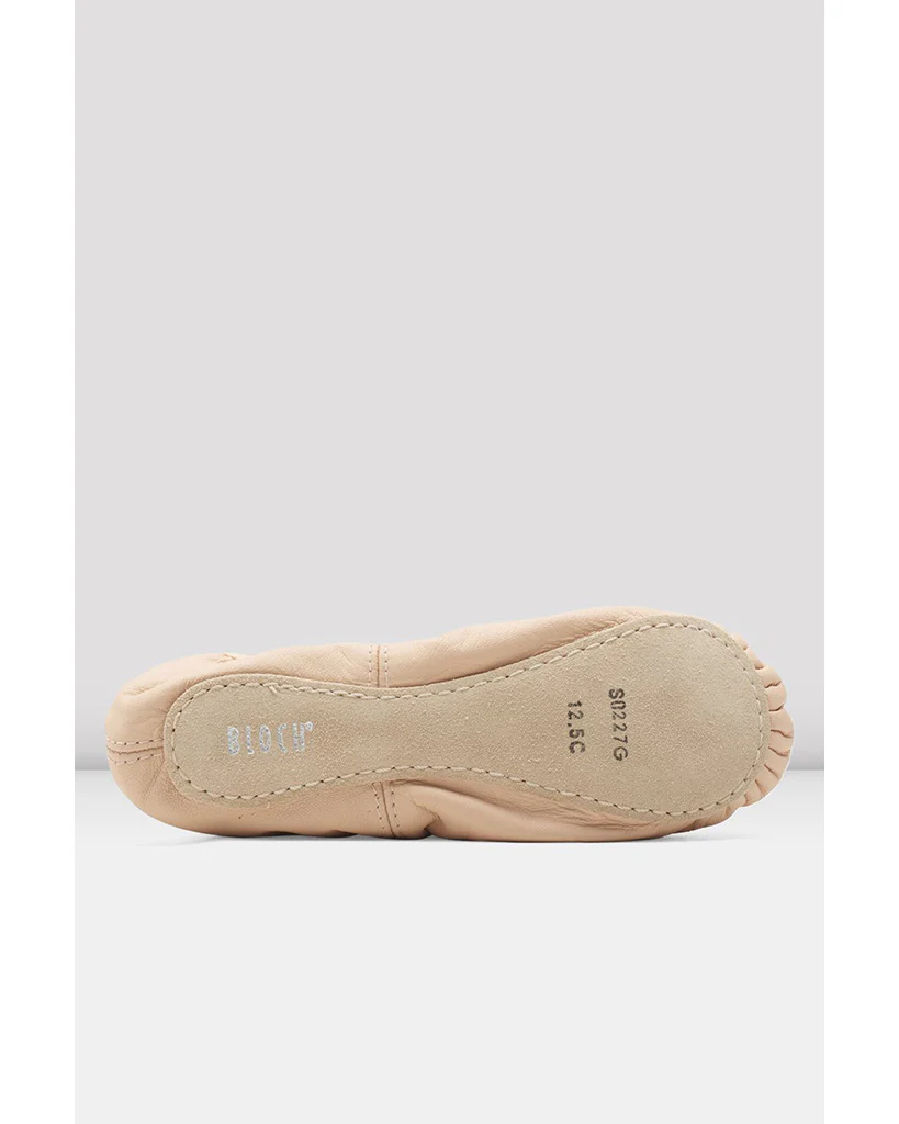 Bloch Belle No Drawstring Full Sole Leather Ballet Slippers - S0227G Girls - Image 4