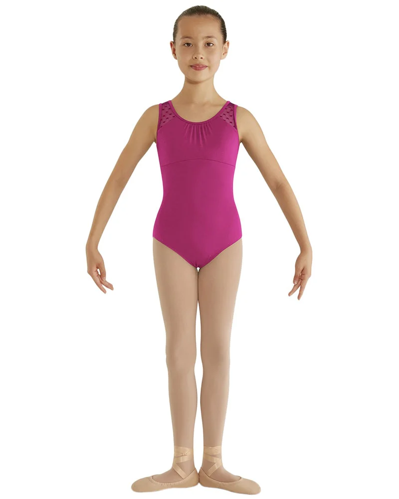 Bloch Miame Heart Mesh Back Tank Leotard - CL7905 Girls - Image 4