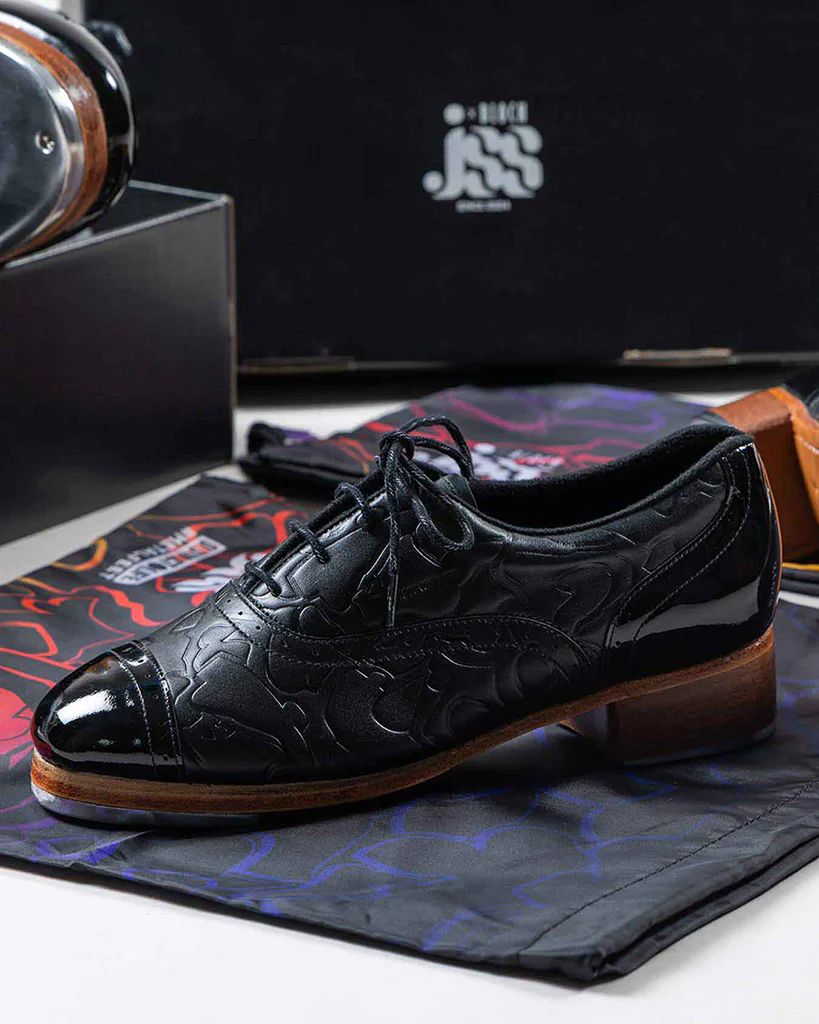 Bloch Jason Samuel Smith X Distinct Life Special Edition Leather Oxford Build Up Tap Shoes - S0313MDL Mens - Image 8