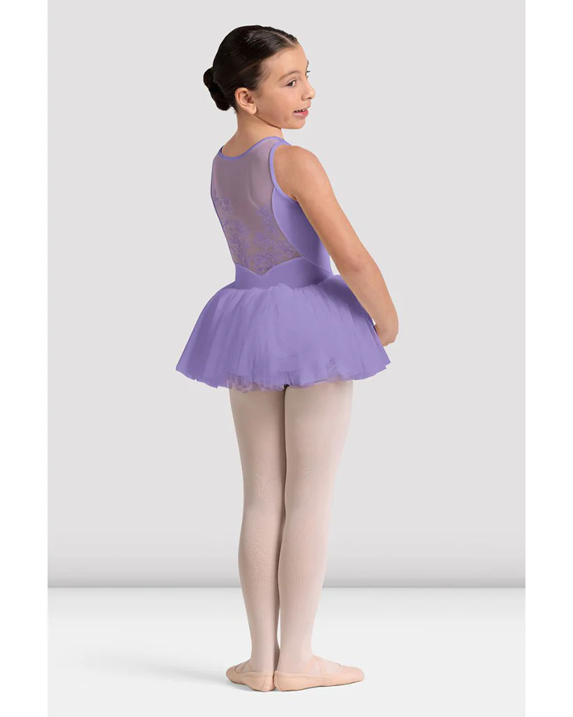 Bloch Maria Sweetheart Neck Floral Embroidered Mesh Back Tutu Ballet Dress - CL50004 Girls - Image 6