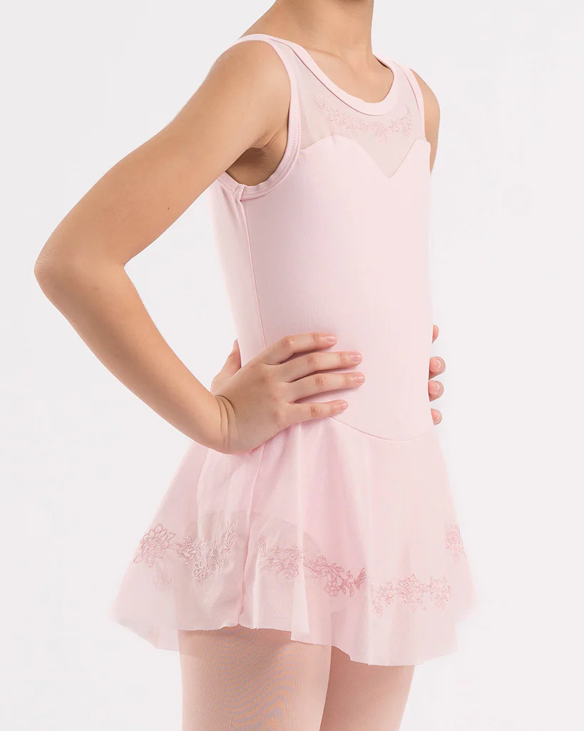 Body Wrappers Princess Aurora Embroidered Sweetheart Neck Skirt Ballet Dress - 2492 Girls - Image 8