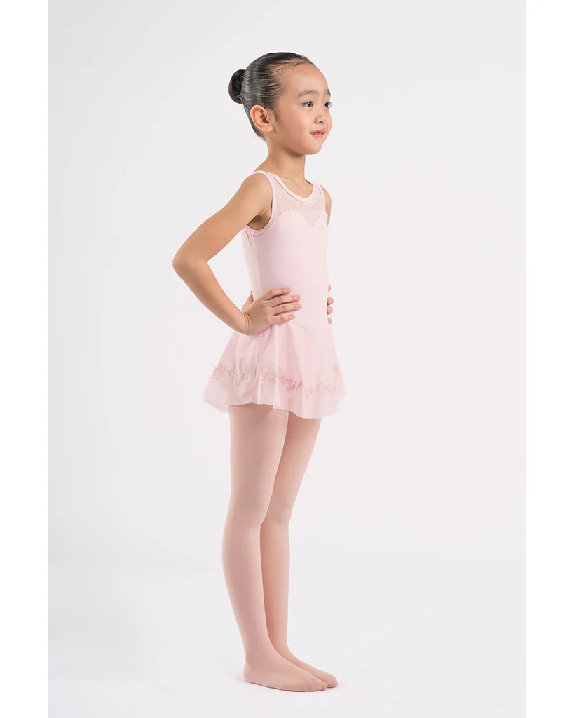 Body Wrappers Princess Aurora Embroidered Sweetheart Neck Skirt Ballet Dress - 2492 Girls - Image 9