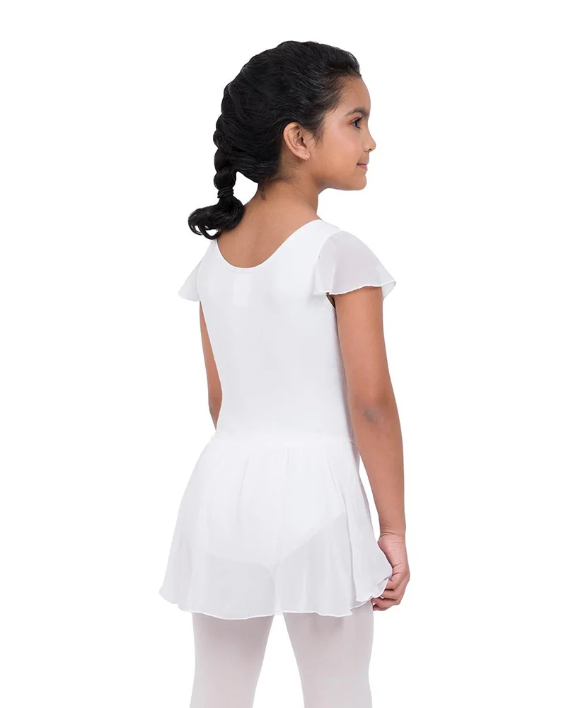 Capezio Flutter Sleeve Ballet Dress - 11305C Girls - Image 2