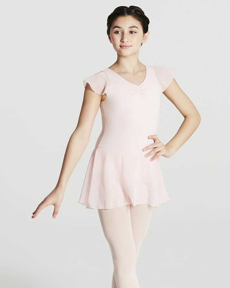Capezio Flutter Sleeve Ballet Dress - 11305C Girls - Image 3