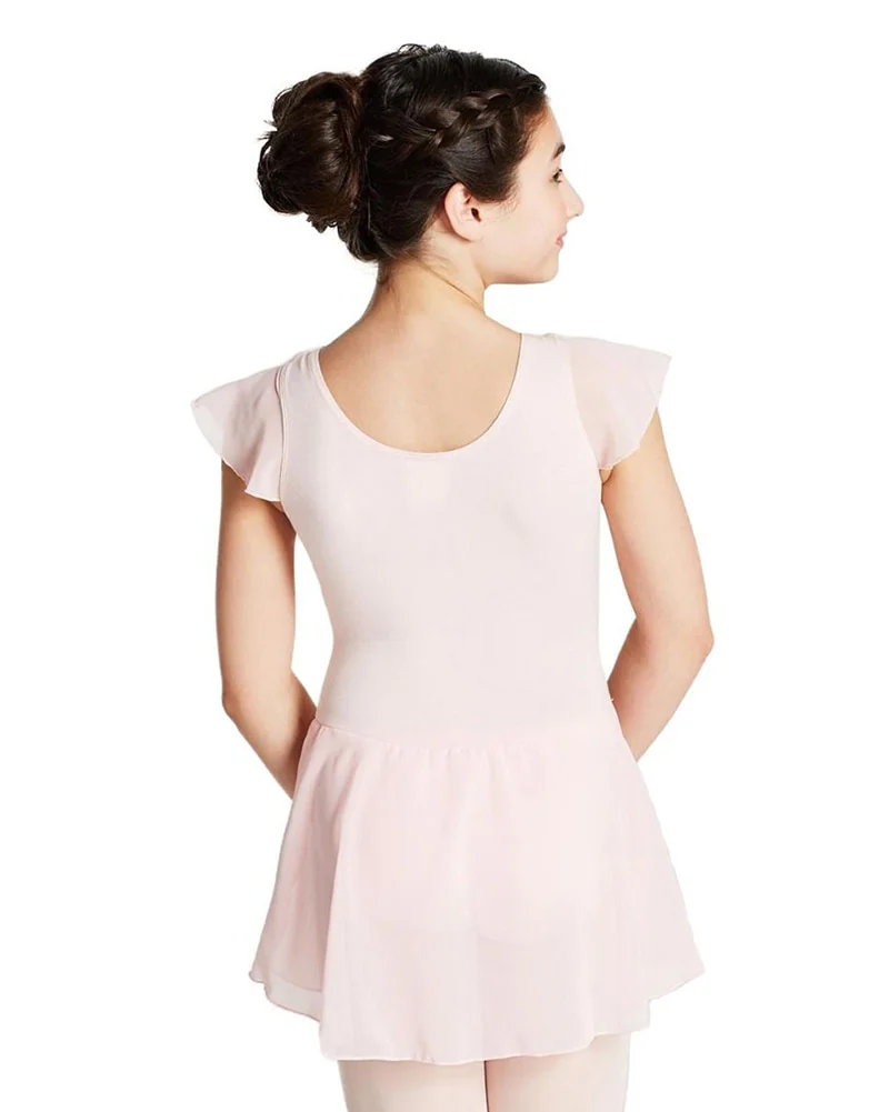 Capezio Flutter Sleeve Ballet Dress - 11305C Girls - Image 4
