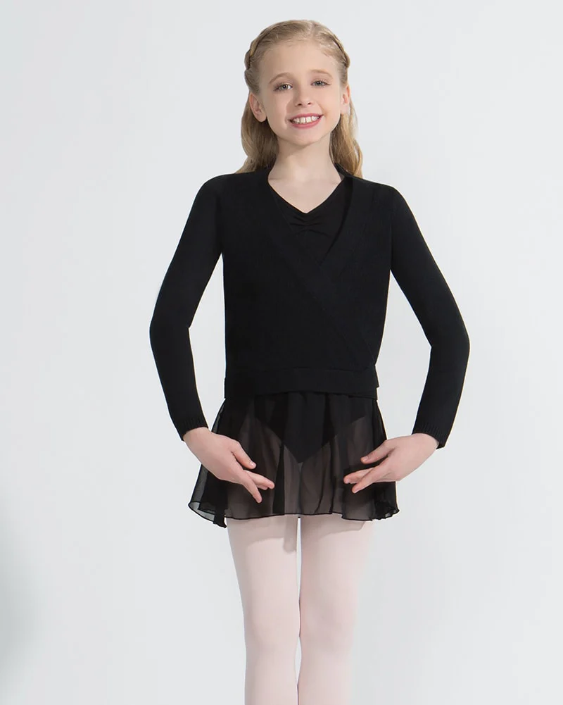 Capezio Knit Ballet Wrap Sweater - CK10949C Girls - Image 5