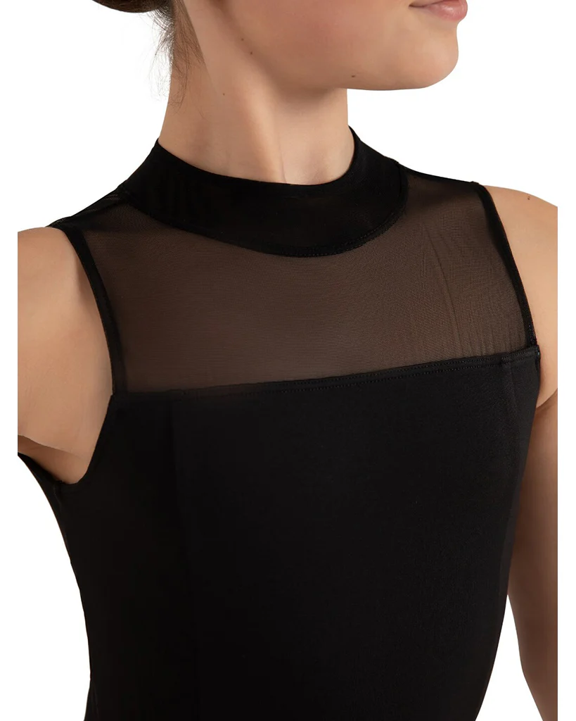 Capezio Cloud Nine Starry High Neck Mesh Leotard - 12166C Girls - Image 2