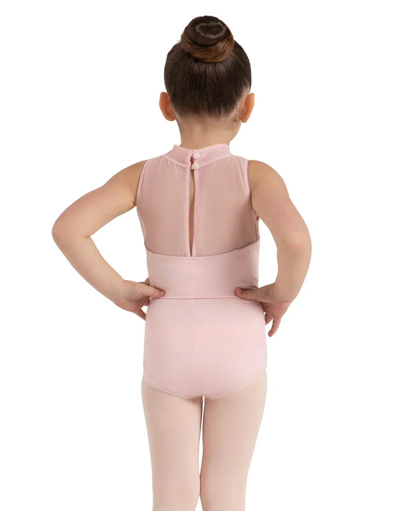 Capezio Cloud Nine Starry High Neck Mesh Leotard - 12166C Girls - Image 4