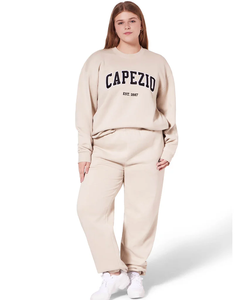 Capezio Established 1887 Sweatpants - F6006U Womens - Oat - Image 6