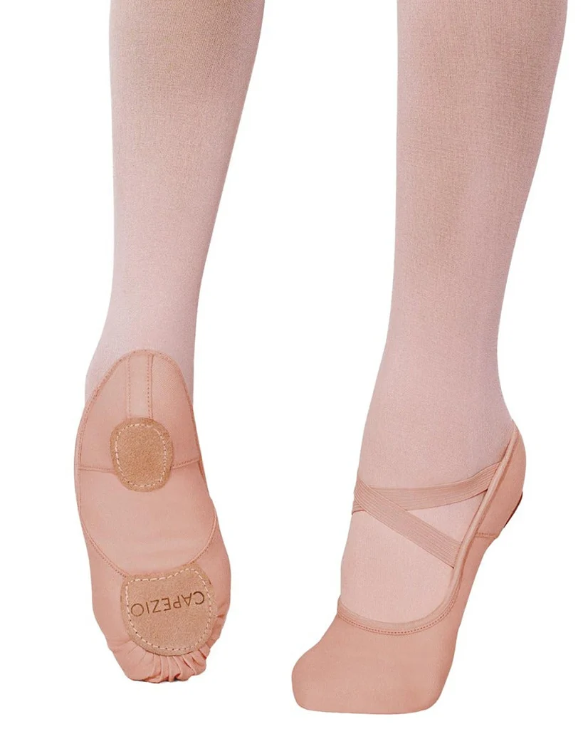 Capezio Hanami Canvas Split Sole Ballet Slippers - 2037C Girls/Boys - Image 4