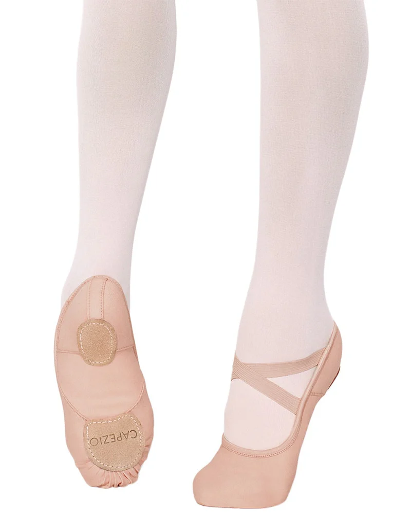 Capezio Hanami Canvas Split Sole Ballet Slippers - 2037C Girls/Boys - Image 5
