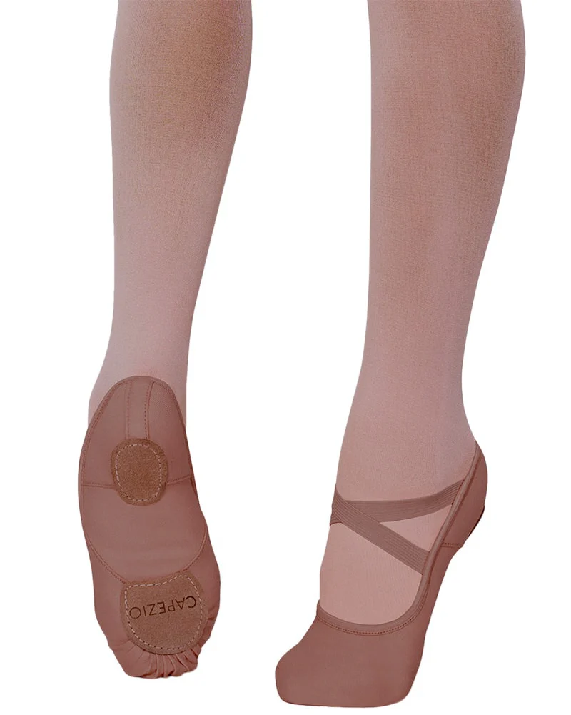 Capezio Hanami Canvas Split Sole Ballet Slippers - 2037C Girls/Boys - Image 3