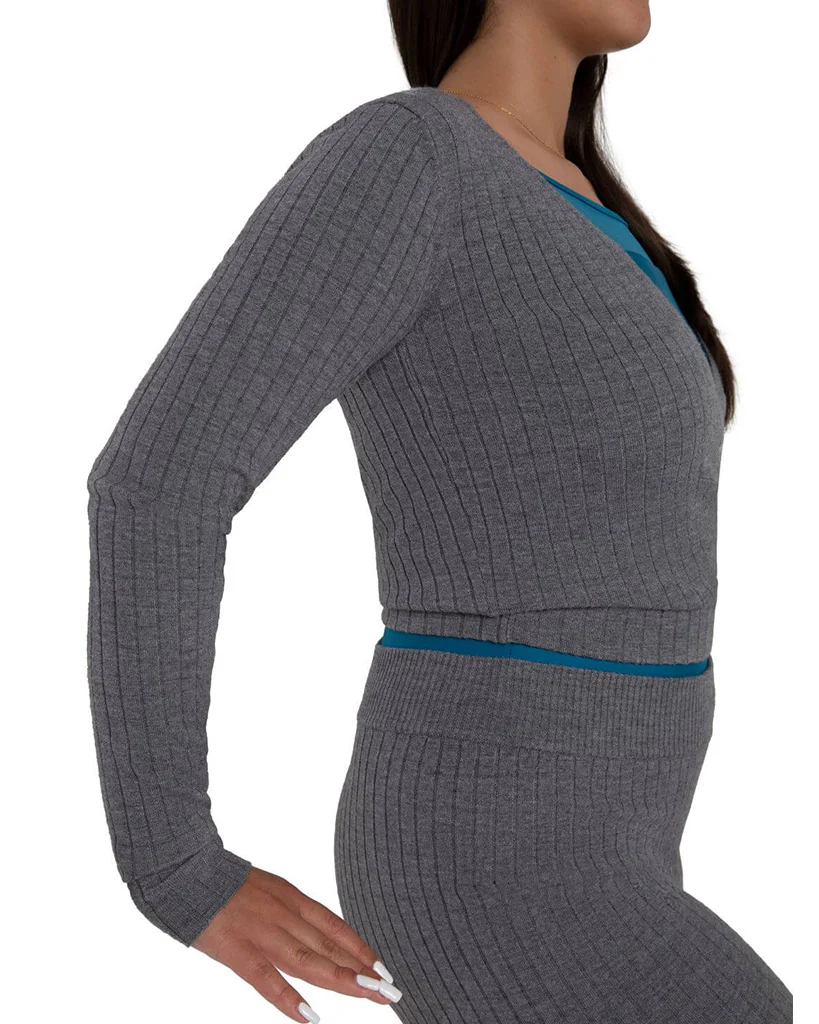 Capezio Harmonie Knit Ballet Crossover Sweater - CK11002W Womens - Image 3
