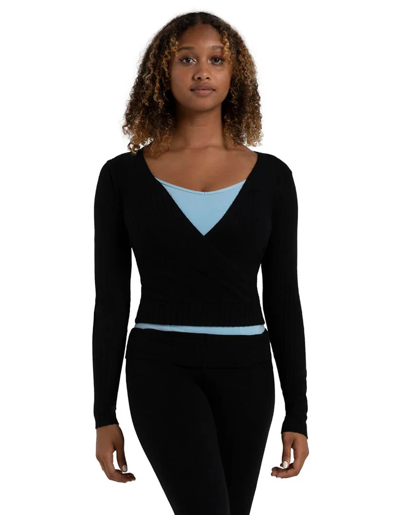 Capezio Harmonie Knit Ballet Crossover Sweater - CK11002W Womens - Image 5