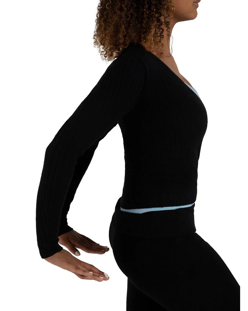 Capezio Harmonie Knit Ballet Crossover Sweater - CK11002W Womens - Image 7
