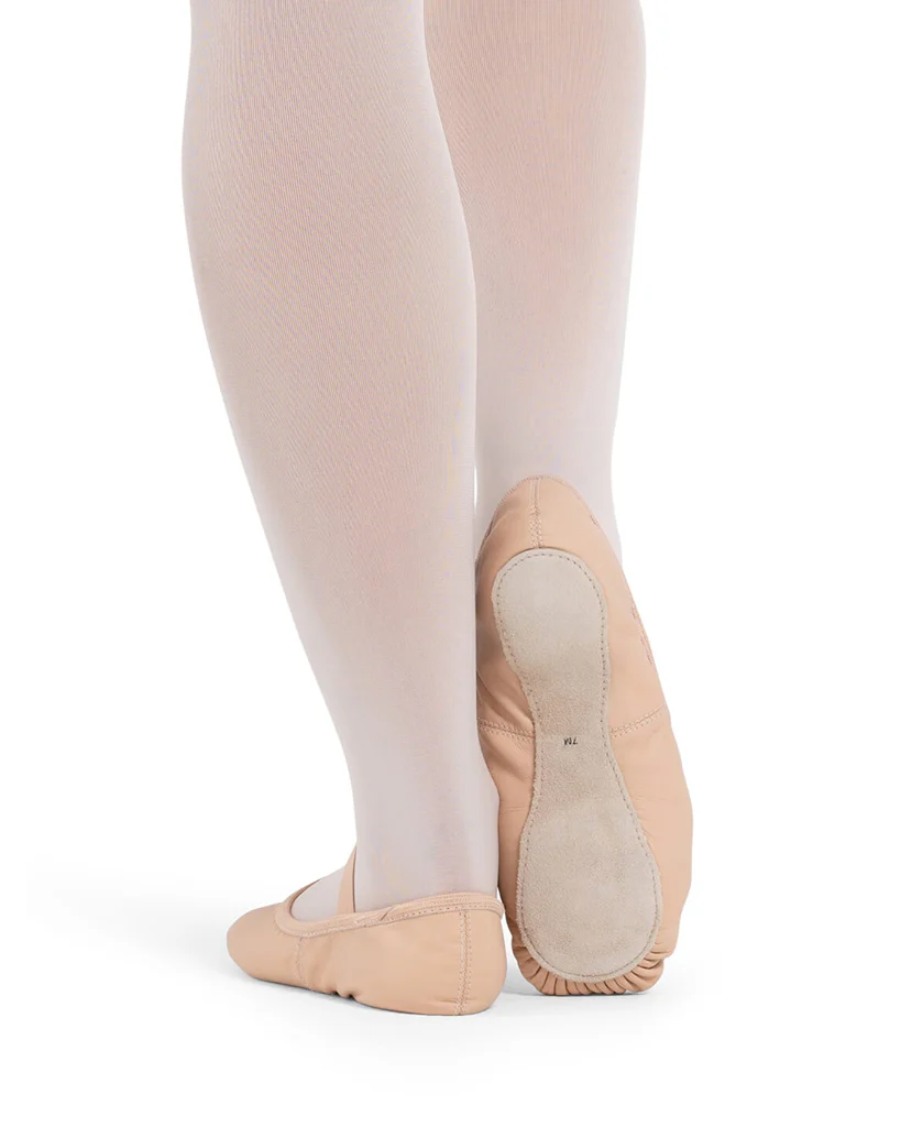 Capezio Luna No Drawstring Leather Full Sole Ballet Slippers - V100W Womens/Mens - Image 2