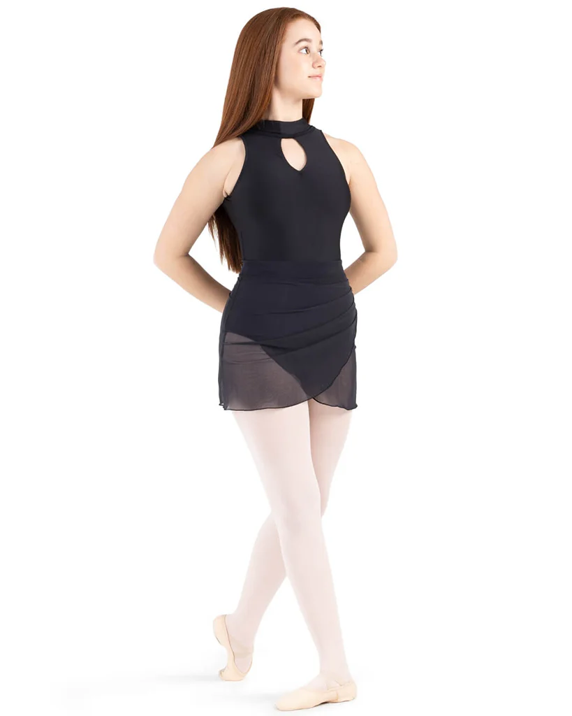 Capezio Reflection Pleated Side Seam Pull-On Skirt - 12245W Womens - Image 4