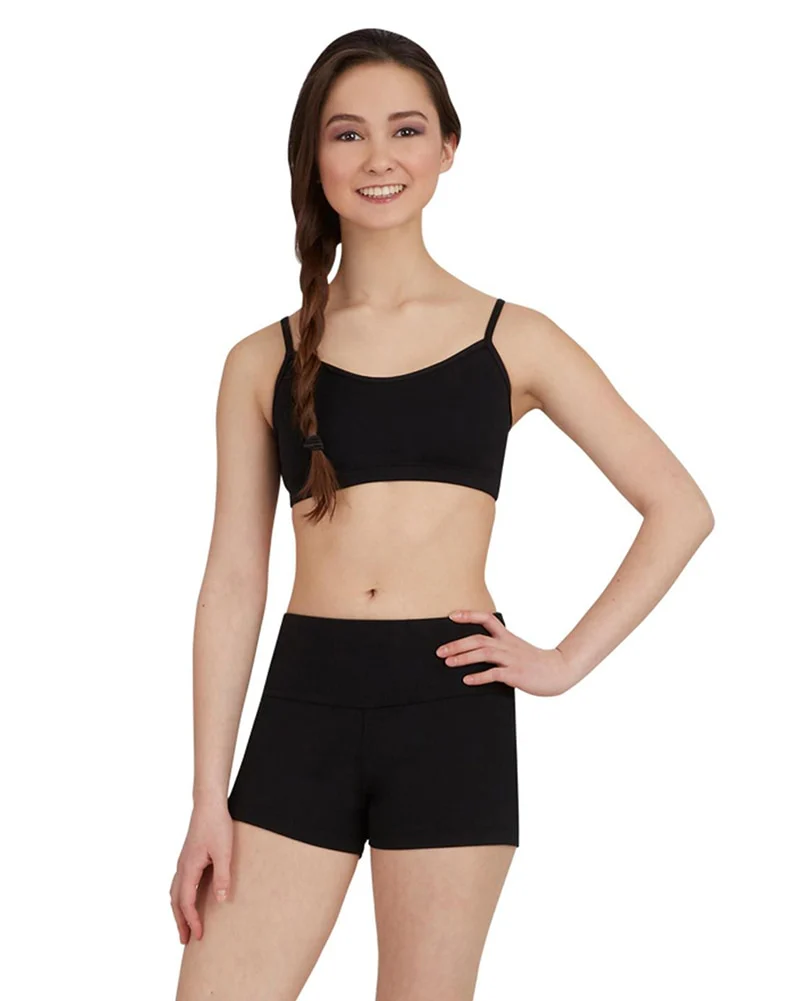 Capezio Team Basic Wide Waistband Gusset Dance Shorts - TB130 Womens - Image 3