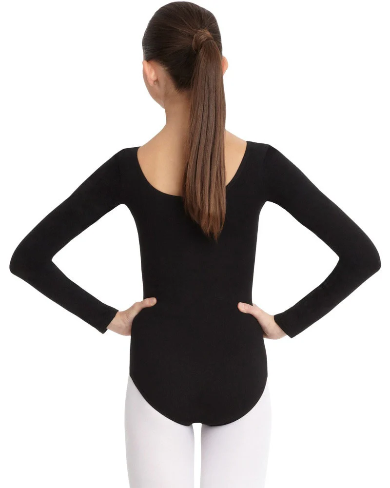 Capezio Classic Cotton Long Sleeve Leotard - CC450 Womens - Image 2