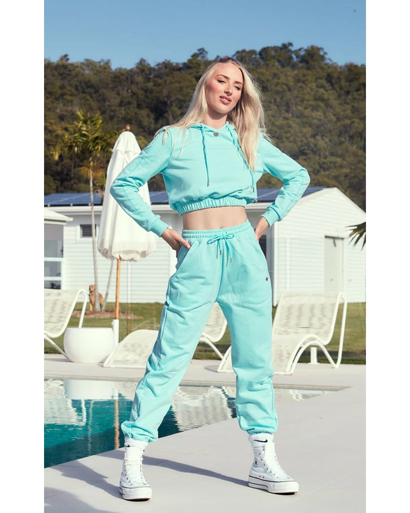 Claudia Dean World Active Cropped Hoodie  - Womens - Image 3