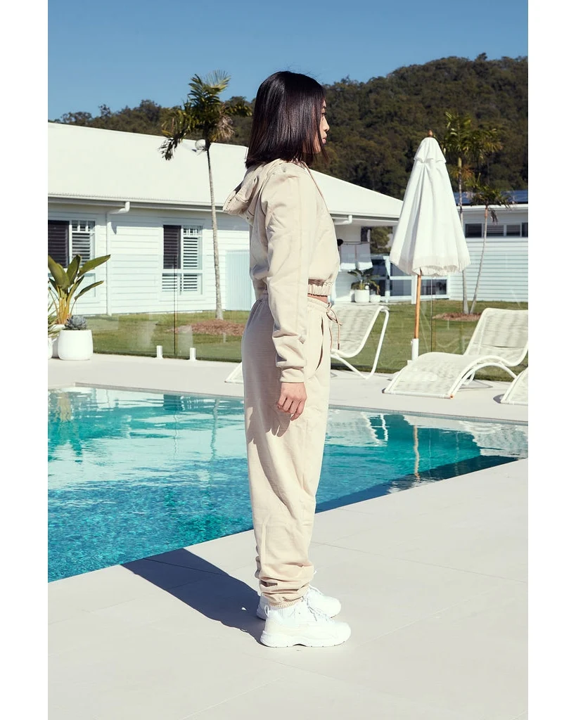 Claudia Dean World Active Cropped Hoodie  - Womens - Image 6