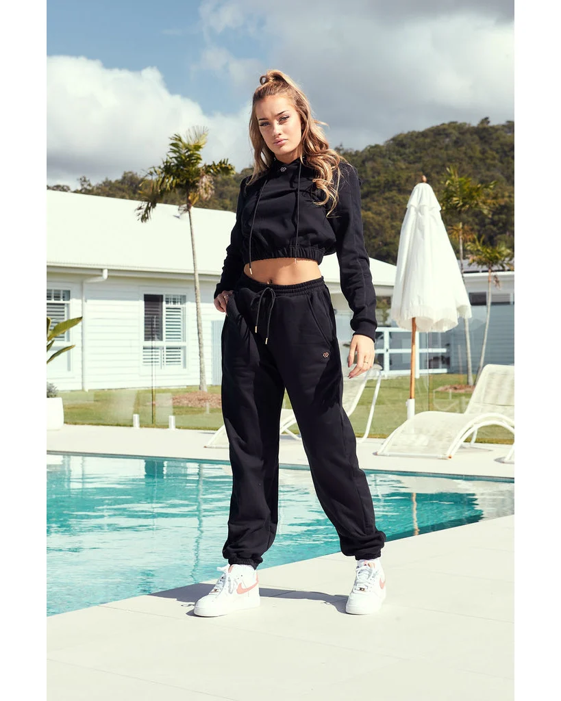 Claudia Dean World Active Cropped Hoodie  - Womens - Image 7
