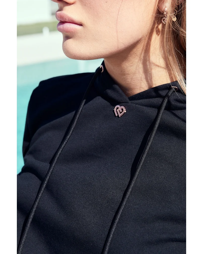 Claudia Dean World Active Cropped Hoodie  - Womens - Image 8