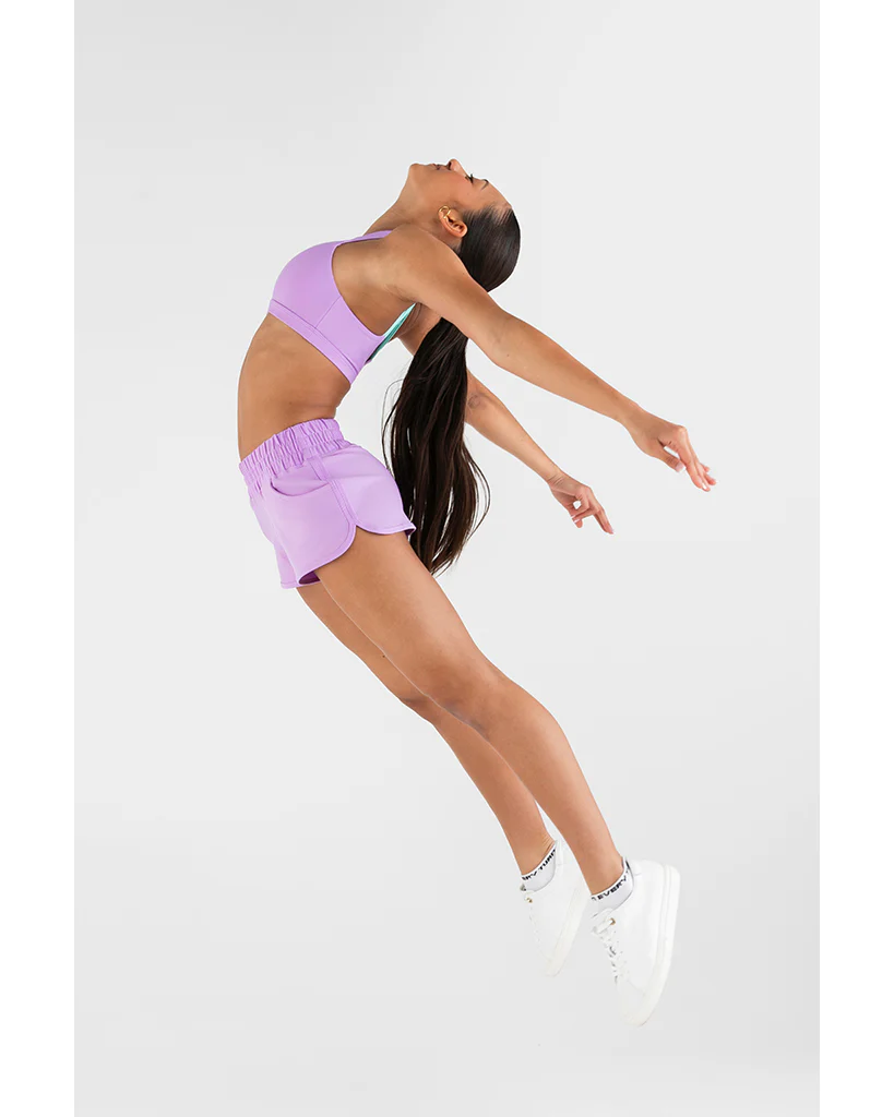 Every Aerobic Short - Girls - Lavender - Image 5