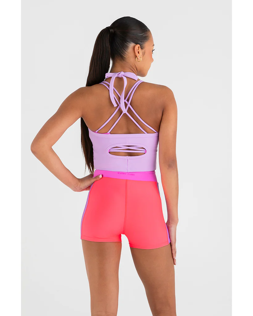 Every Turn Halter Rib Singlet - Girls - Lavender - Image 2
