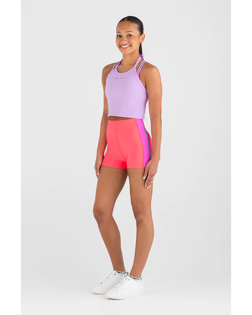 Every Turn Halter Rib Singlet - Girls - Lavender - Image 4