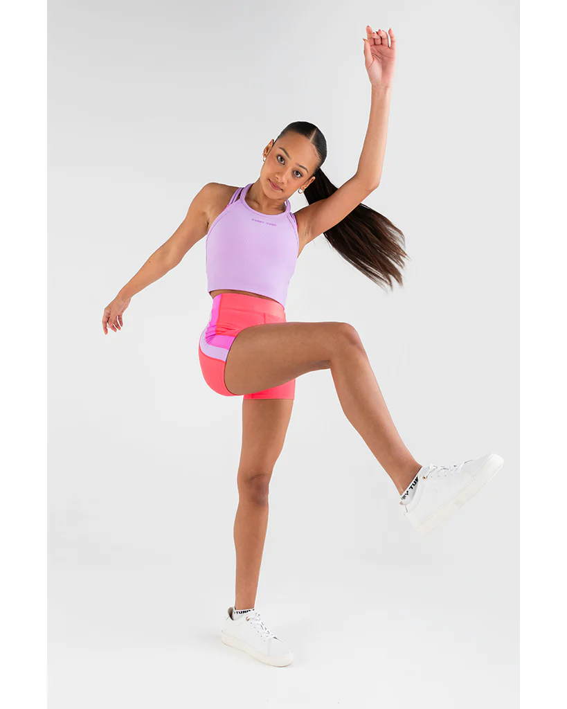 Every Turn Halter Rib Singlet - Girls - Lavender - Image 6
