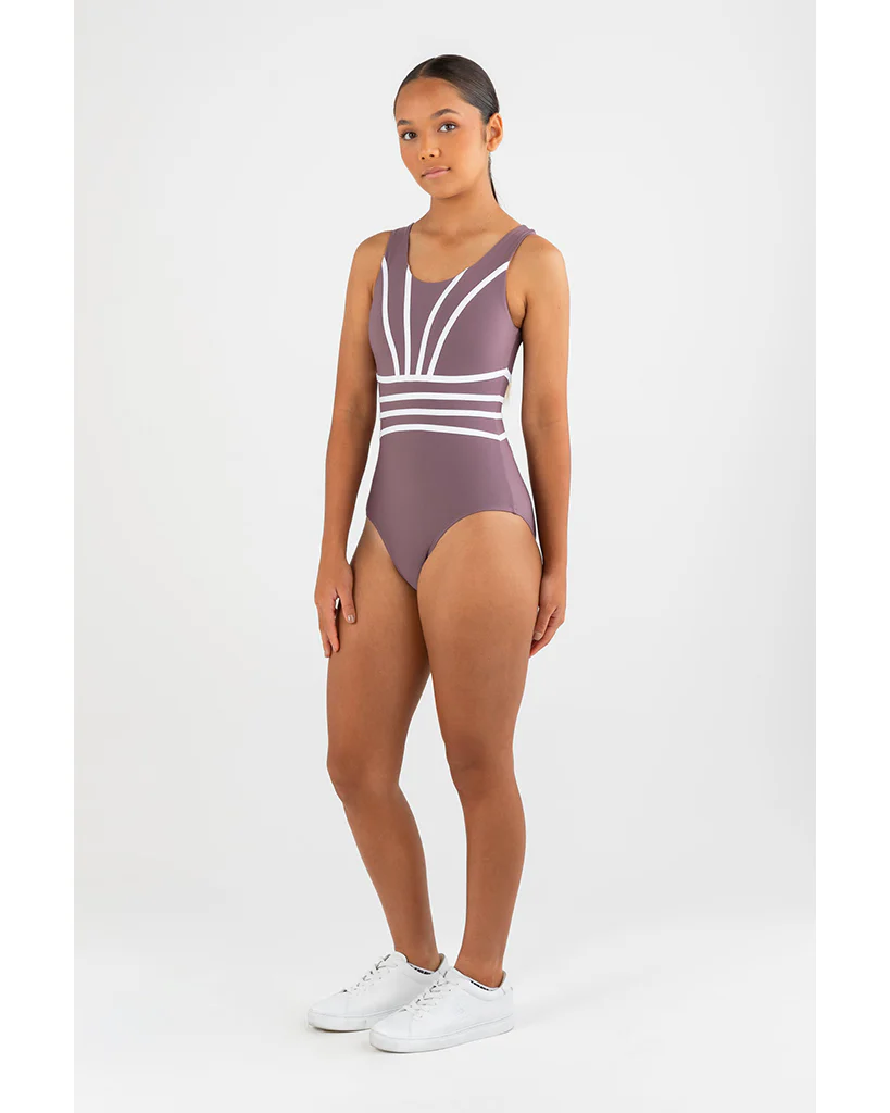 Every Turn Soul Sister Tank Leotard - Girls - Cinnamon Latte - Image 4
