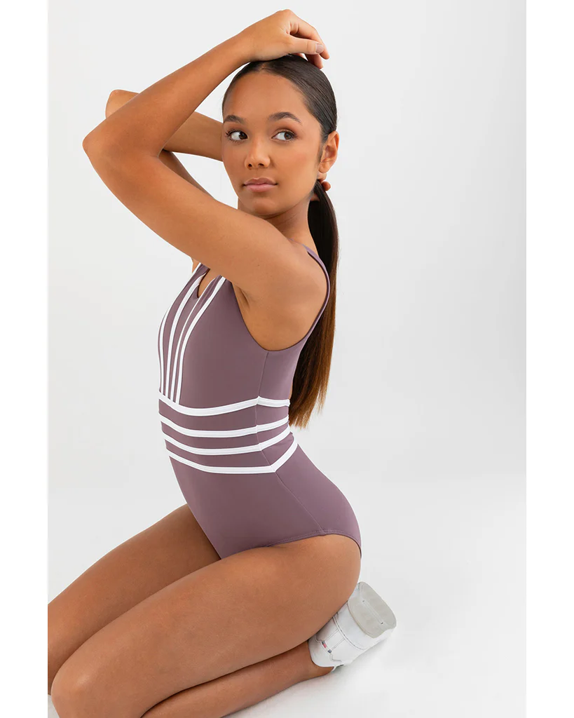 Every Turn Soul Sister Tank Leotard - Girls - Cinnamon Latte - Image 5
