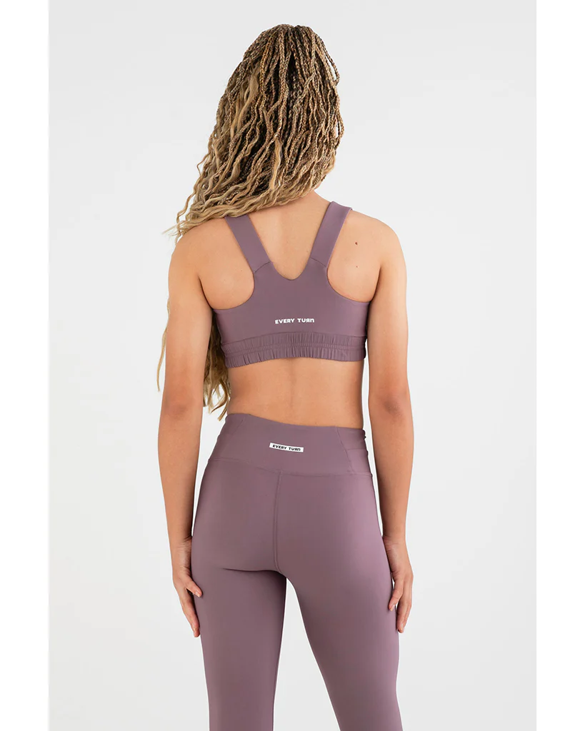 Every Turn Stretch It Crop Top - Girls - Cinnamon Latte - Image 2