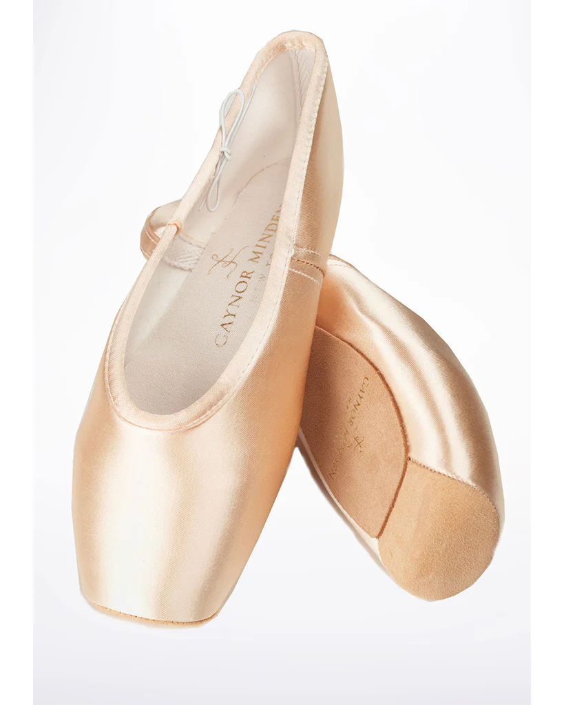 Gaynor Minden Europa Suede Tip Classic Fit Pointe Shoes - Extra Flex Shank High Heel Deep Vamp - Womens - Image 3