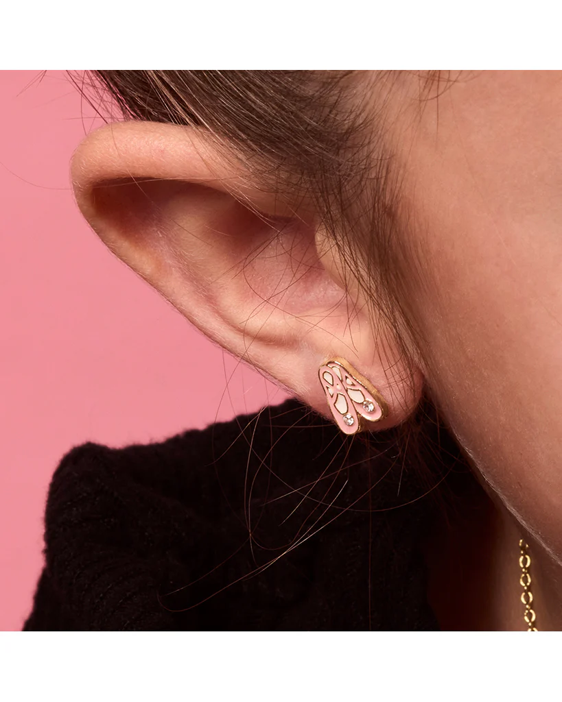 Girl Nation Ballet Slippers Cutie Stud Earrings - Image 5