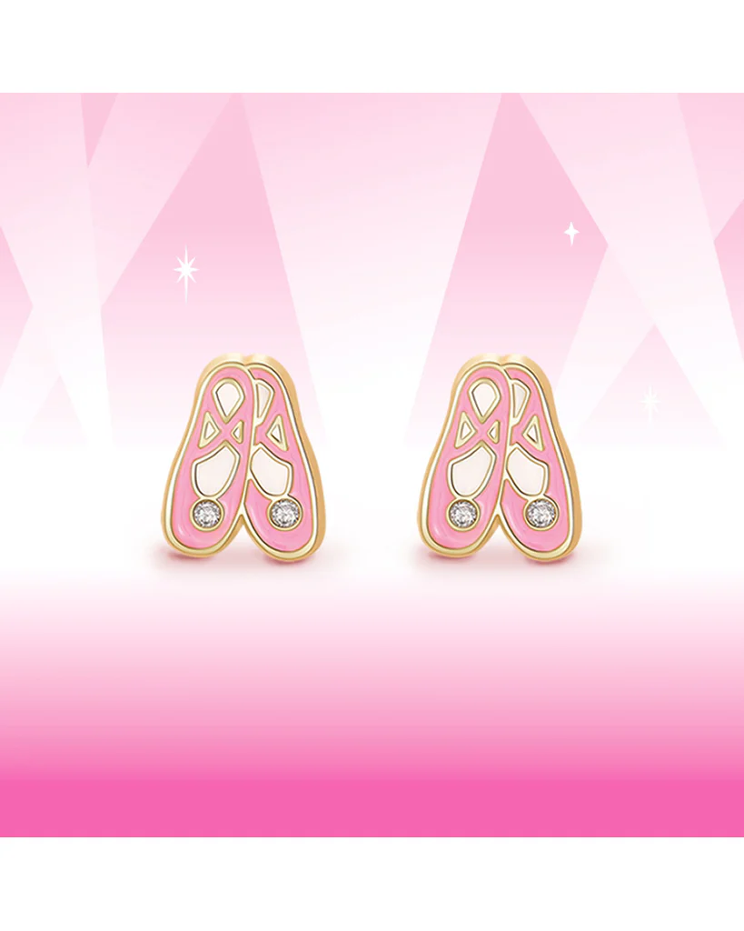 Girl Nation Ballet Slippers Cutie Stud Earrings - Image 9
