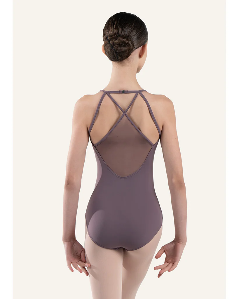 Grishko Sia V Front Cross Back Mesh Camisole Leotard - DA4068MP Womens - Image 2