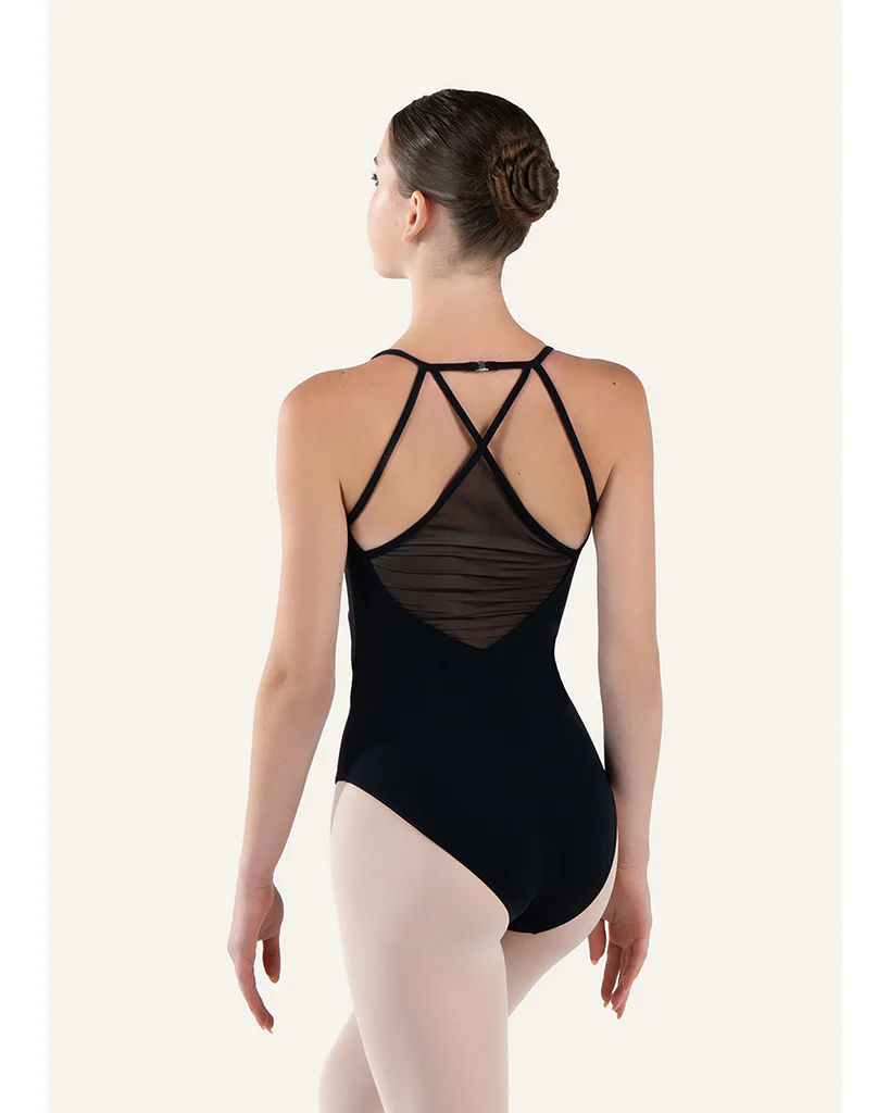 Grishko Sia V Front Cross Back Mesh Camisole Leotard - DA4068MP Womens - Image 4