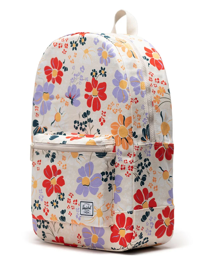 Herschel Supply Co Cotton Casuals Daypack Backpack - Country Floral Whitecap - Image 2