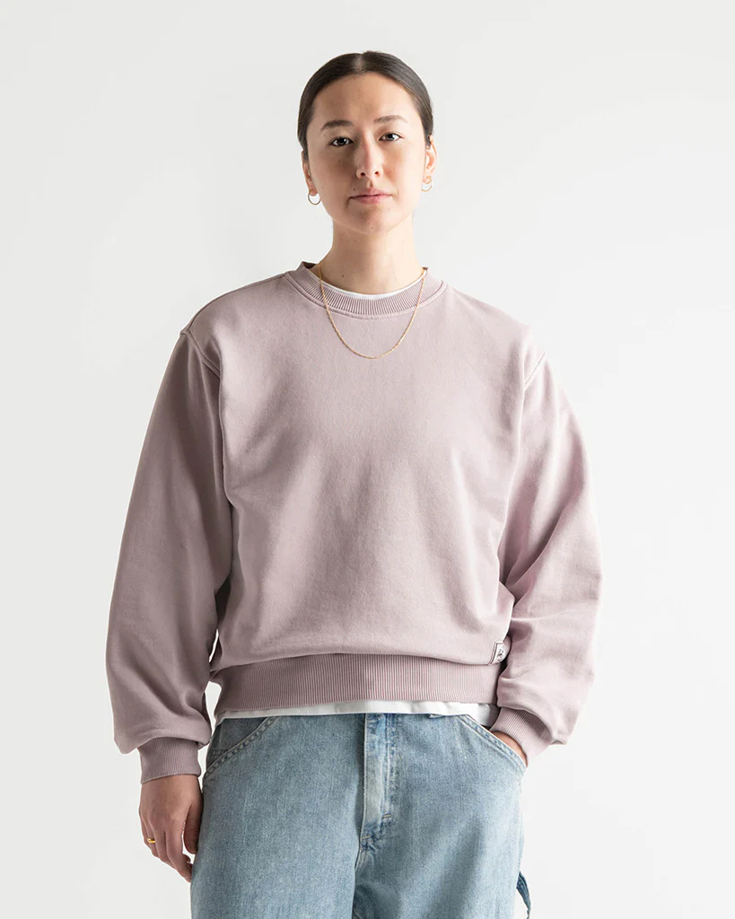 Herschel Supply Co Pigment Dye Classic Crew Sweatshirt - Womens - Nirvana - Image 3