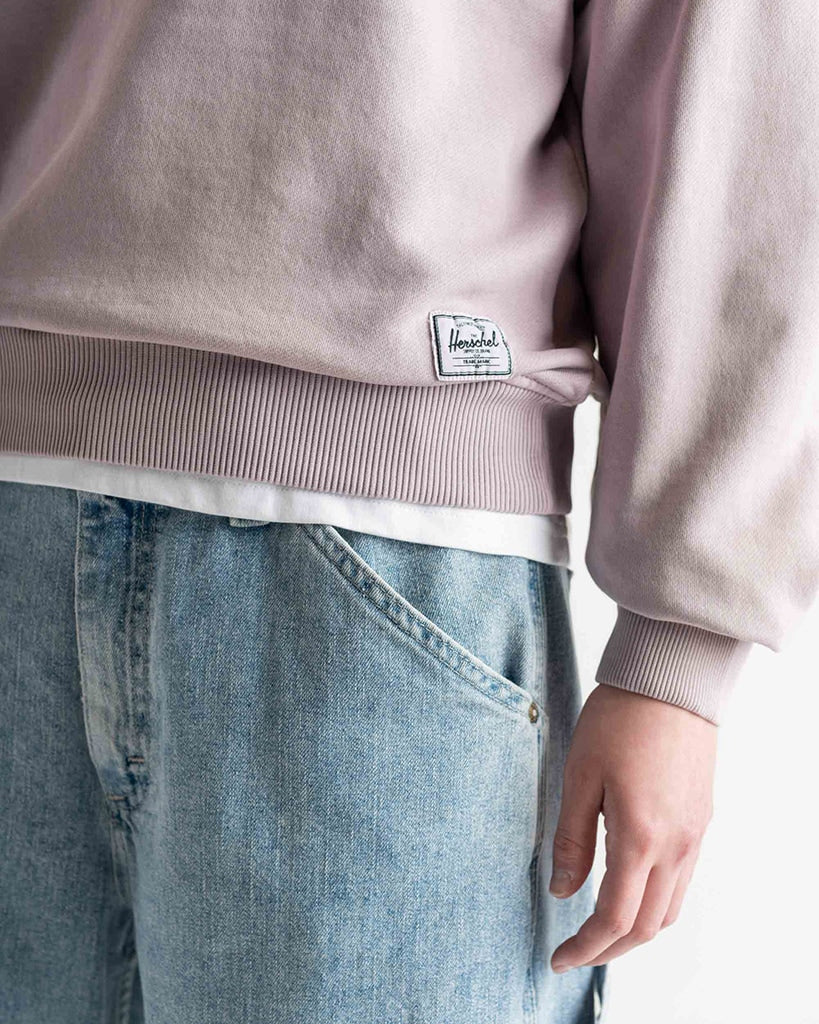 Herschel Supply Co Pigment Dye Classic Crew Sweatshirt - Womens - Nirvana - Image 4