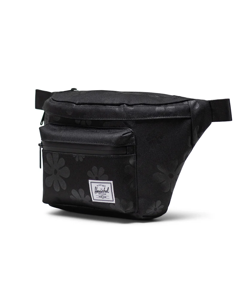 Herschel Supply Co Pop Quiz Hip Pack - Black Floral Sun - Image 2