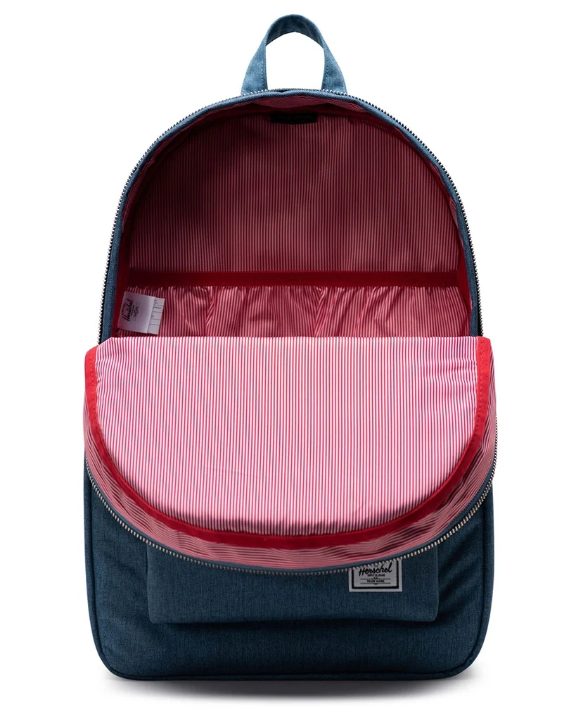 Herschel Supply Co Settlement Backpack - Copen Blue Crosshatch - Image 2